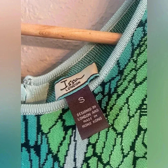 Issa London Butterfly Wing Knit Mini Fit and Flare Small Colorful - Picture 5 of 10